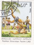 Stamps Laos -  lucha