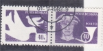 Stamps Romania -  comunicaciones
