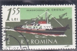 Stamps Romania -  barco-remolcador