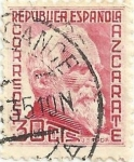 Stamps Spain -  PERSONAJES. GUMERSINDO DE AZCÁRATE. EDIFIL 686