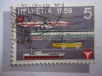 Stamps : Europe : Switzerland :  Transporte. (Celestino Piatti)