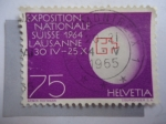Sellos de Europa - Suiza -  Exposition Nationale Suisse 1964 Laausanne 30-Iv-25