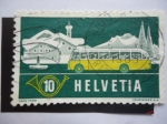 Stamps : Europe : Switzerland :  Helvetia.