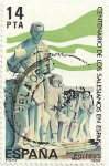 Stamps Spain -  CENTENARIO DE LOS SALESIANOS EN ESPAÑA. GRUPO ESCULTÓRICO EN VIGO. EDIFIL 2684