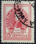 Stamps Argentina -  General San Martín 
