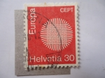 Sellos del Mundo : Europa : Suiza : CEPT - Helvetia.