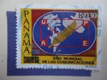 Stamps Panama -  Año Mundial de las Comunicaciones.