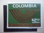 Stamps Colombia -  Cultura Sinú - Nariguera de oro (Naricera)
