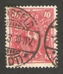 Stamps Germany -  Reich - 200 - Corneta Postal 