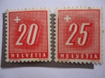 Stamps Switzerland -  Cifras.
