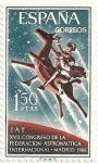 Stamps Spain -  XVII CONGRESO FEDERACIÓN AERONÁUTICA INTERNACIONAL. QUIJOTE Y CLAVILEÑO. EDIFIL 1749
