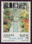 Stamps : Europe : Spain :  ESPAÑA - Alhambra, Generalife y Albaicín, Granada