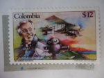 Stamps Colombia -  Gonzalo Mejía 