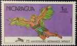 Stamps America - Nicaragua -  75 aniversario hermanos Wright