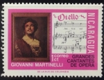 Stamps Nicaragua -  Giovanni Martinelli 