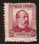 Sellos del Mundo : Europa : Espaa : Manuel Ruiz Zorrilla 1933 25 centimos