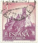 Stamps Spain -  CASTILLOS DE ESPAÑA. CASTILLO DE ALMANSA. EDIFIL 1745