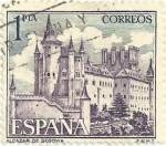 Stamps Spain -  (233) SERIE TURÍSTICA GRUPO I. PAISAJES Y MONUMENTOS. ALCÁZAR DE SEGOVIA. EDIFIL 1546