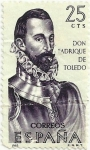Stamps Spain -  FORJADORES DE AMÉRICA. DON FADRIQUE DE TOLEDO, VALOR FACIAL 25 Cts. EDIFIL 1678