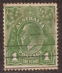 Sellos de Oceania - Australia -  King George V 1924 1 penny
