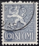 Sellos de Europa - Finlandia -  Leon heraldico
