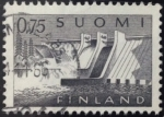 Stamps Finland -  Planta eléctrica de Pyhäkoski
