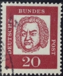 Stamps Germany -  Johan Sebastián Bach