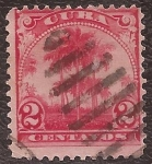 Stamps : America : Cuba :  Palmeras de coco 1899 2 centavos