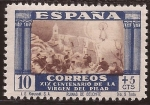 Stamps Spain -  XIX Cent Virgen del Pilar 1940 10+5 cents