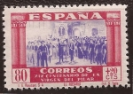 Stamps Spain -  XIX Cent Virgen del Pilar 1940 80+20 cents