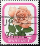 Stamps New Zealand -  Rosa Michele Meilland