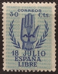 Sellos de Europa - Espaa -  II Aniversario Alzamiento Nacional 1938 30 cents IJOS