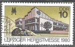 Stamps Germany -  Leipzig Feria de Otoño 1980-DDR.