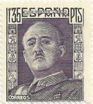 Stamps Spain -  EL CID Y GENERAL FRANCO. FRANCO,VALOR FACIAL 1.35 Pts EDIFIL 1061     