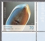 Stamps Germany -  Alga Diatomea - Mundo microscópico 600 aumentos