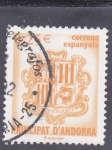 Stamps Andorra -  escudo andorrano