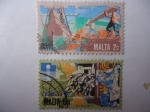 Stamps : Europe : Malta :  Oficios.