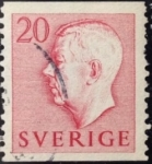 Stamps Sweden -  Rey Gustav VI Adolf