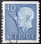 Sellos de Europa - Suecia -  Rey Gustav VI Adolf