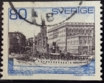 Stamps Sweden -  Buque De Waxholm