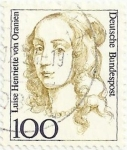 Stamps : Europe : Germany :  MUJERES CÉLEBRES DE LA HISTORIA. LUISA ENRIQUETA DE NASSAU. YVERT DE 1588