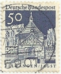 Stamps Germany -  EDIFICIOS HISTÓRICOS. PORTAL DEL CASTILLO DE ELLWANGEN. YVERT DE 394