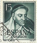 Stamps Spain -  LITERATOS. TIRSO DE MOLINA. EDIFIL 1073
