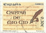 Stamps Spain -  EL CANTAR DE MÍO CID. PRIMEROS VERSOS DEL CANTAR. EDIFIL 4331