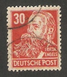 Stamps Germany -  42 - Friedrich Engels