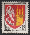 Sellos de Europa - Francia -  1353 A - Escudo de la ciudad de Agen 