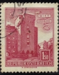 Stamps Austria -  Edificio Rabenhof,Viena