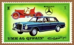 Stamps United Arab Emirates -  COL-vehiculos – MERCEDES
