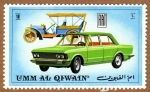 Stamps United Arab Emirates -  INT-vehiculos – FIAT