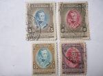 Stamps Colombia -  150º Aniversario del Nacimiento del General Antonio josé de Sucre.